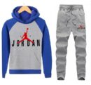 Jordan Color Block Hoodie & Sweatpants Tracksuit