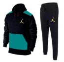 Jordan Color Block Hoodie & Sweatpants Tracksuit