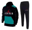 Jordan Color Block Hoodie & Sweatpants Tracksuit