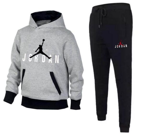 Jordan Color Block Hoodie & Sweatpants Tracksuit - Image 10