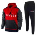 Jordan Color Block Hoodie & Sweatpants Tracksuit