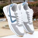 Layered "V" Accent Sport Sneakers - Stylish Colorways