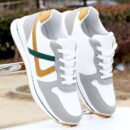 Layered "V" Accent Sport Sneakers - Stylish Colorways
