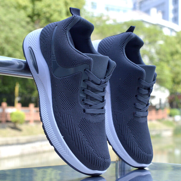 Lightweight Knit Air Cushion Running Shoes - Image 4