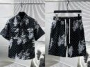 Louis Vuitton Monogram & Floral Shirt & Shorts Set