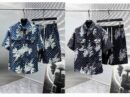 Louis Vuitton Monogram & Floral Shirt & Shorts Set