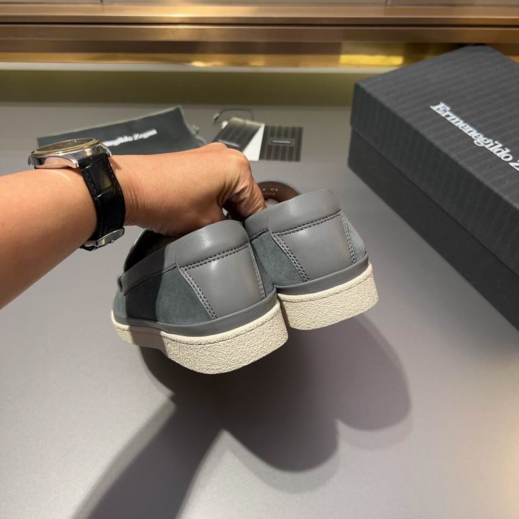 Luxurious Men's Grey Suede Slip-On Loafers - Image 6