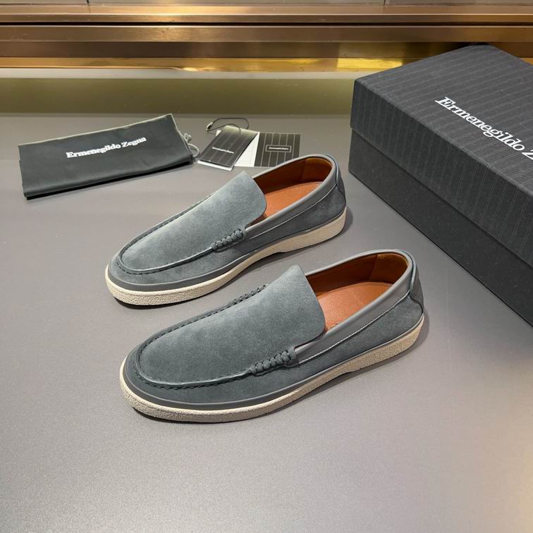 Luxurious Men's Grey Suede Slip-On Loafers - Image 4