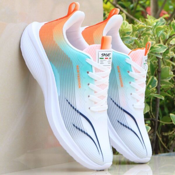 Minimalist Clean Line Sneakers - Image 3