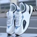 Modern Casual Sneakers - White, Gray & Black Options.