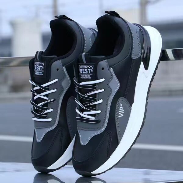 Modern Casual Sneakers - White, Gray & Black Options. - Image 4