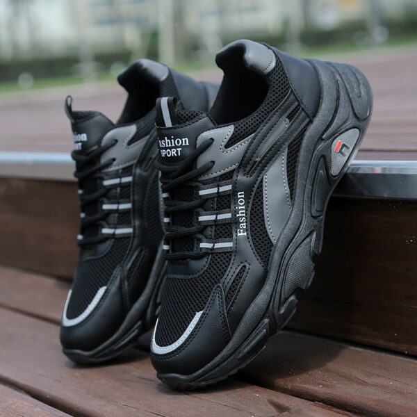 Modern Lace-Up Sneakers - Waterproof & Breathable Options - Image 2