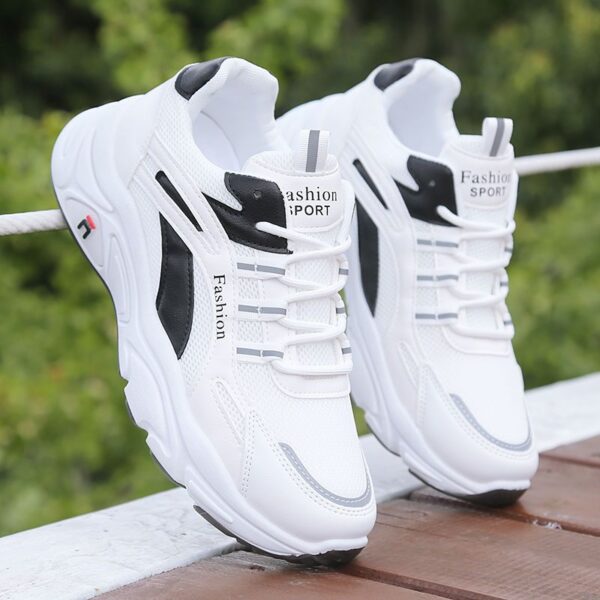 Modern Lace-Up Sneakers - Waterproof & Breathable Options