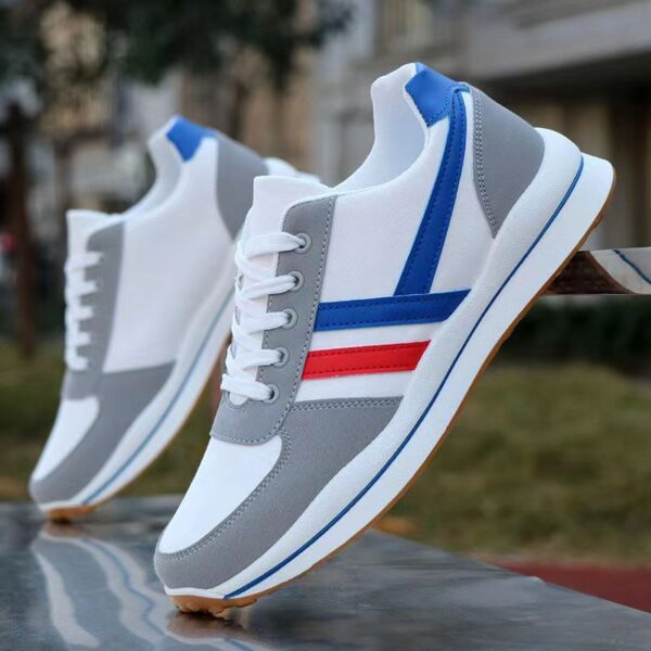 Panel & Stripe Sport Sneakers - Stylish Colorways
