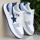 Premium Versatile Star Patch Casual Sneakers.