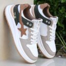 Premium Versatile Star Patch Casual Sneakers.