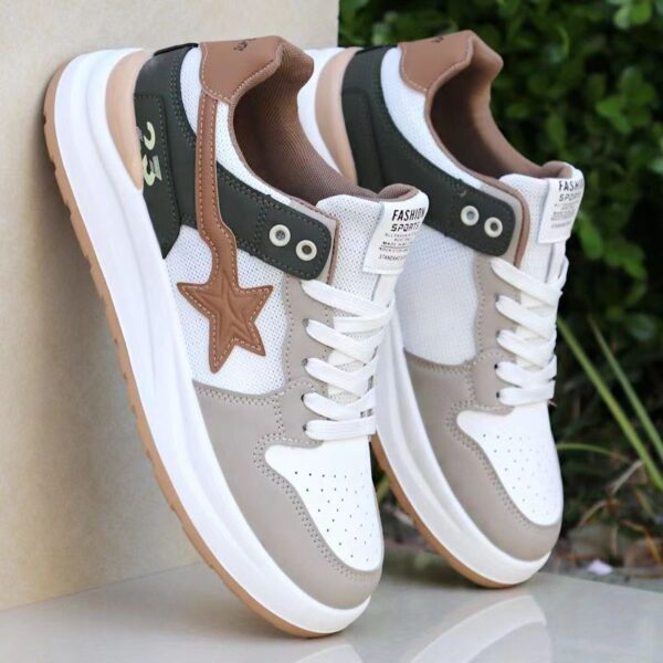 Premium Versatile Star Patch Casual Sneakers. - Image 4