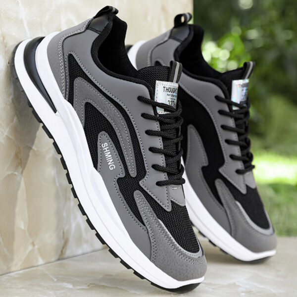 SHMING Gray & Black Fashion Sneakers - Image 2