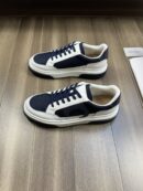 Salvatore Ferragamo Men's Navy Cream Gancini Chunky Sneakers