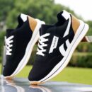 Segmented Stripe Fashion Sneakers - Stylish Colorways