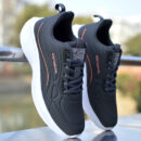Sleek Curve Design Fashion Sneakers - Stylish Colorways