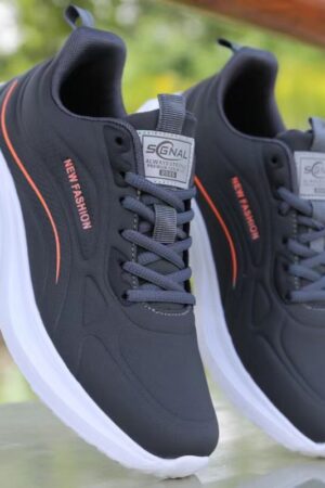 Sleek Curved Line Fashion Sneakers