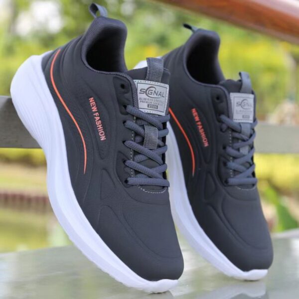 Sleek Curved Line Fashion Sneakers
