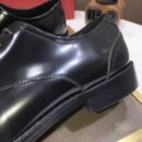 Sophisticated Black Patent Leather Plain-Toe Oxford Shoes