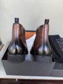 Sophisticated Brown Leather Men's Chelsea Boots