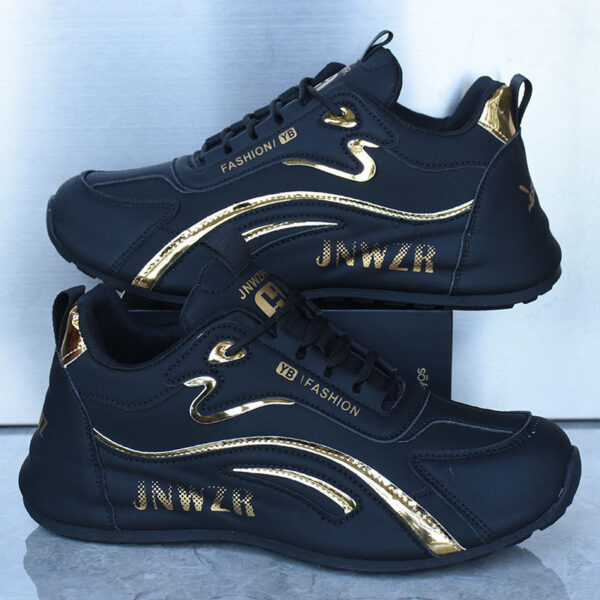 Split Stripe Layered Fashion Sneakers