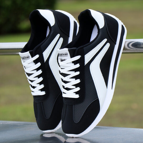 Split Stripe Sport Fashion Sneakers - Stylish Colorways - Image 2