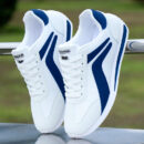 Split Stripe Sport Fashion Sneakers - Stylish Colorways