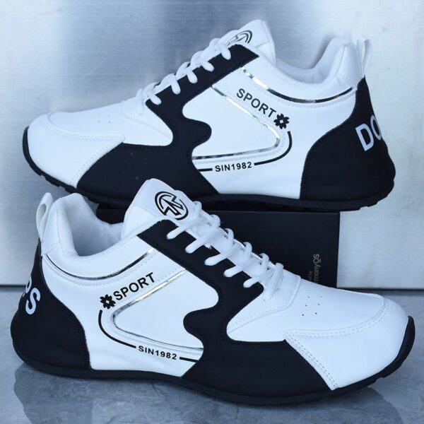 Sport Panelled Sneakers with Logo Detail