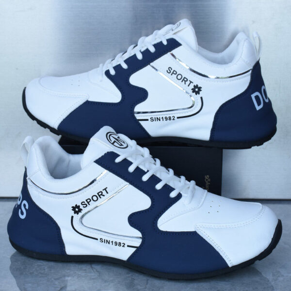 Sport Panelled Sneakers with Logo Detail - Image 4