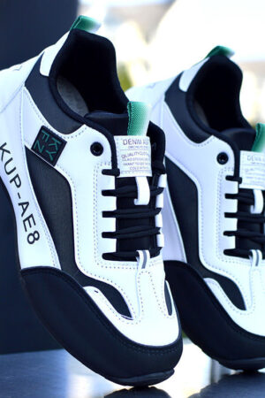 Sport Panelled Sneakers with Logo Detail