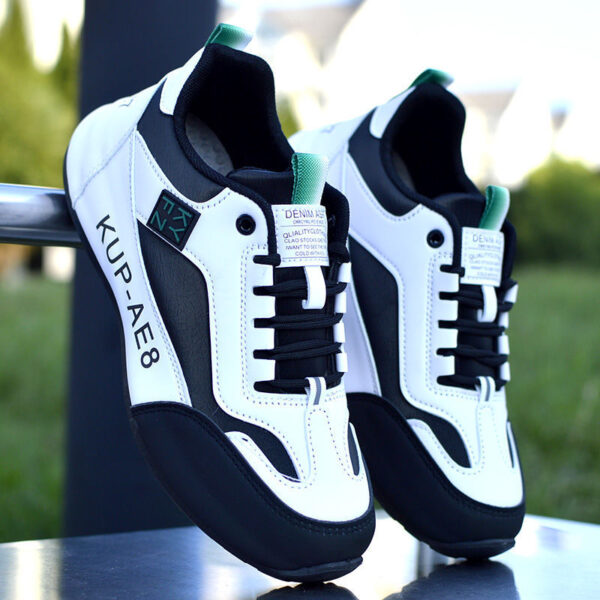 Sport Panelled Sneakers with Logo Detail