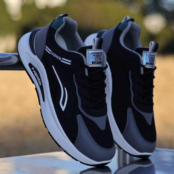 Streamlined "Fashion" Side Detail Sneakers - Stylish Colorways - Image 4