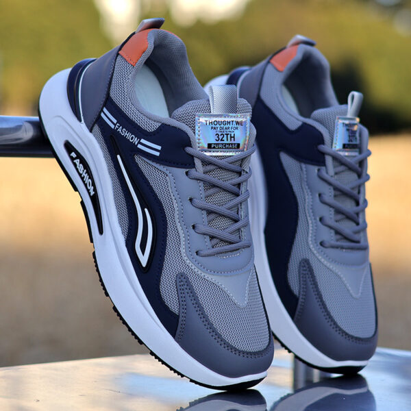 Streamlined "Fashion" Side Detail Sneakers - Stylish Colorways - Image 2