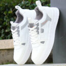 Stride White Sneakers - Dual Accent Styles