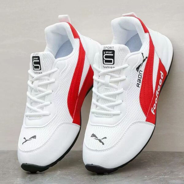 Stylish Side Stripe Sport Sneakers - Multiple Colors - Image 3