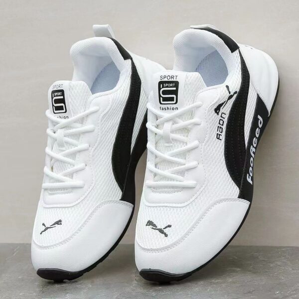 Stylish Side Stripe Sport Sneakers - Multiple Colors - Image 2