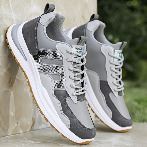 Modern Casual Sneakers - Patterned & Solid Color Options. - Image 2