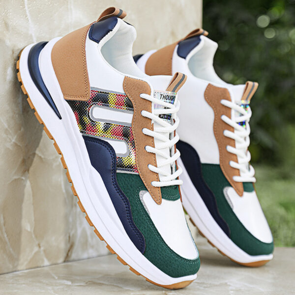 Modern Casual Sneakers - Patterned & Solid Color Options.