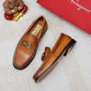 Tan Leather Loafers