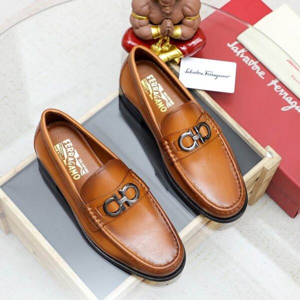 Tan Leather Loafers