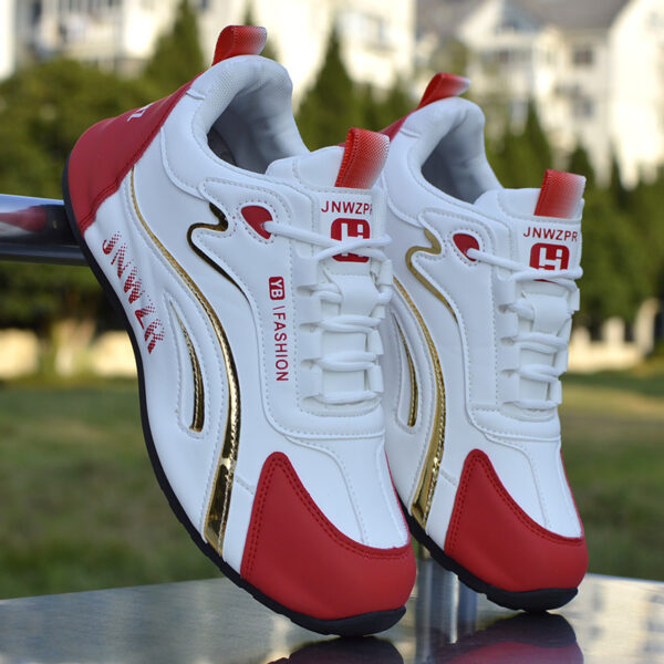 Unisex YB Fashion Gold Accent Sneakers. - Image 5