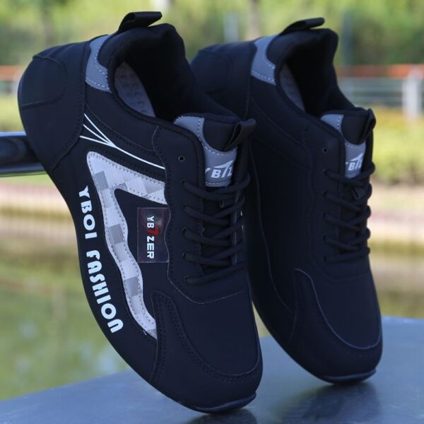 Urban Text Panelled Sneakers - Image 4