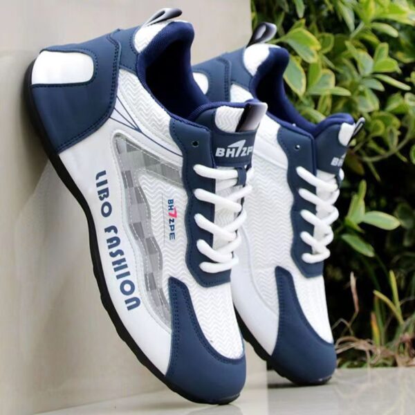 Urban Text Panelled Sneakers - Image 2