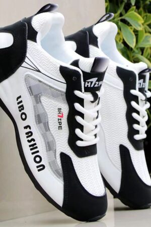 Urban Text Panelled Sneakers