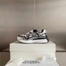 Alexander McQueen White & Silver Sprint Runners